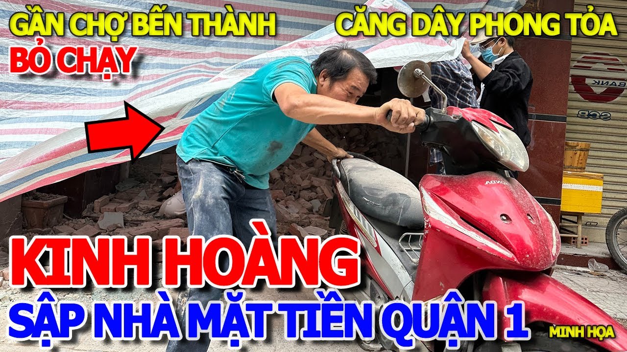 QUÁ KINH HOÀNG -SẬP NHÀ CÁCH CHỢ BẾN THÀNH 1KM & MẶT TIỀN PHONG TỎA CĂNG DÂY ĐƯỜNG NAM KỲ KHỞI NGHĨA