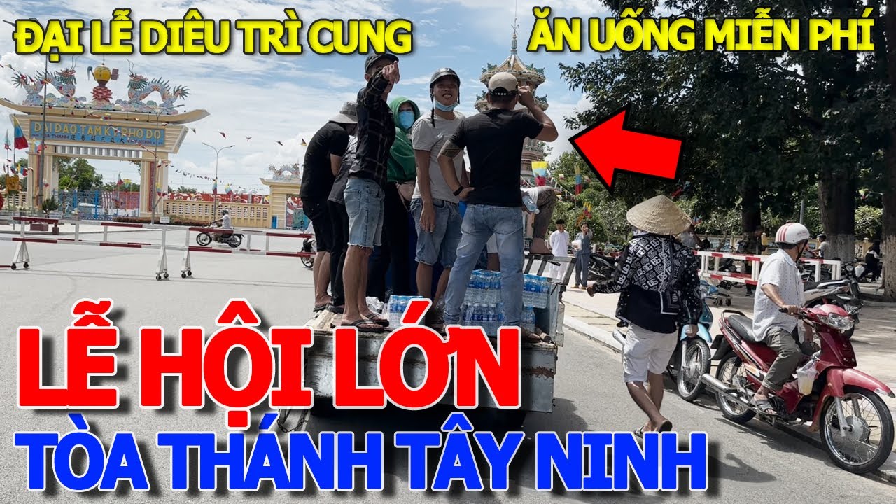 Chuyện gì đang xảy ra TÒA THÁNH TÂY NINH - HÀNG TRĂM NGÀN NGƯỜI MỪNG LỄ HỘI YẾN DIÊU TRÌ CUNG 2023