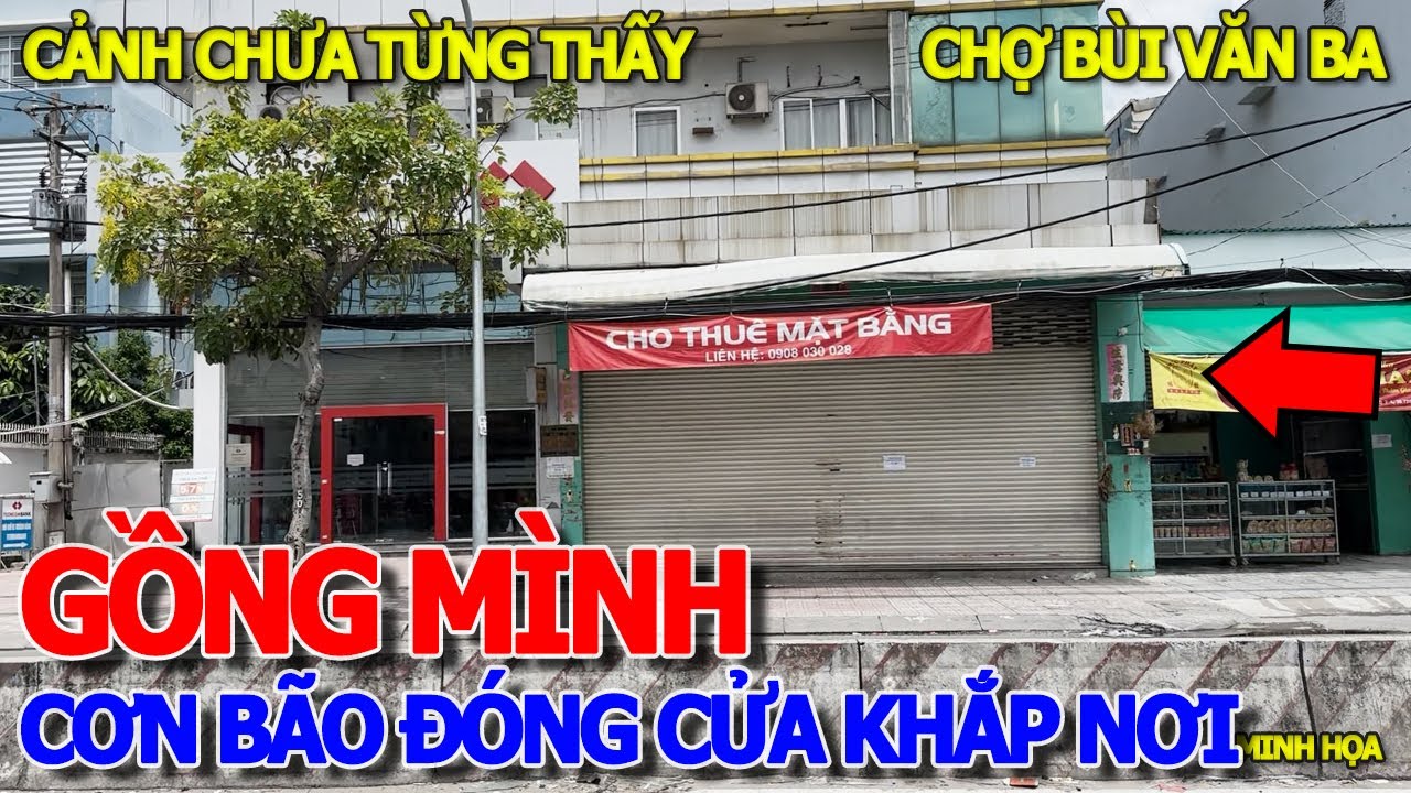 KHÔNG NGỜ ĐẠI GIA THƯƠNG HIỆU BÁNH NỔI TIẾNG GỒNG MÌNH CƠN BÃO TRẢ MẶT BẰNG - CHỢ BÙI VĂN BA QUẬN 7