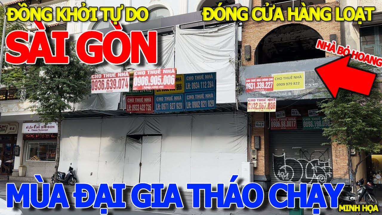 Không ngờ cảnh này MÙA ĐẠI GIA PHÁ SẢN THÁO CHẠY & HÀNG LOẠT CĂN NHÀ MẶT TIỀN ĐỒNG KHỞI KO AI THUÊ