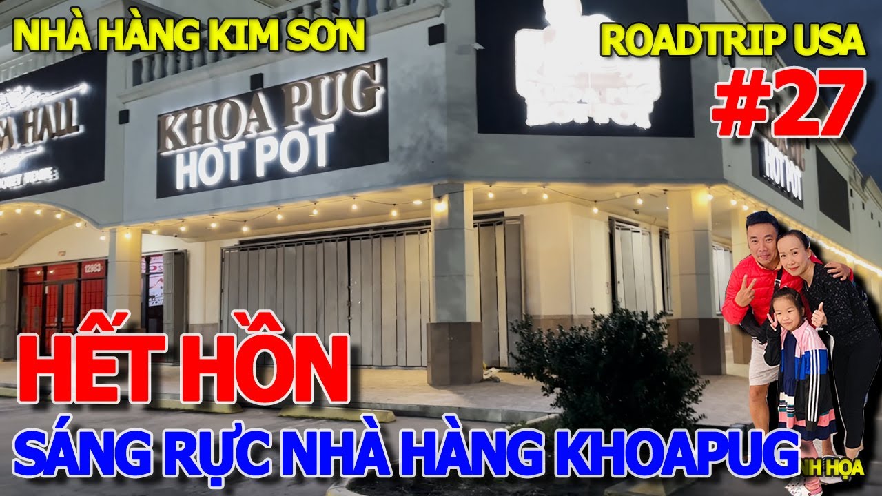 BAY QUA MỸ - VIỆT KIỀU THỔ ĐỊA HOUSTON CHỞ THẲNG ĐẾN NHÀ HÀNG KHOAPUG NỔI TIẾNG HẢI NGOẠI HOUSTON