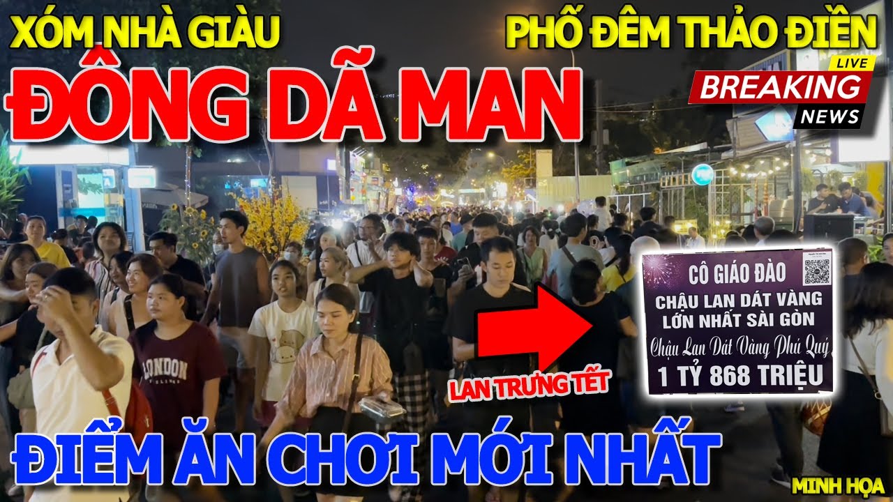 Toàn cảnh KHU ĂN CHƠI TỚI SÁNG - PHỐ ĐÊM THẢO ĐIỀN XÓM TÂY NHÀ GIÀU ĐẠI GIA MỚI KHAI TRƯƠNG HOT NHẤT