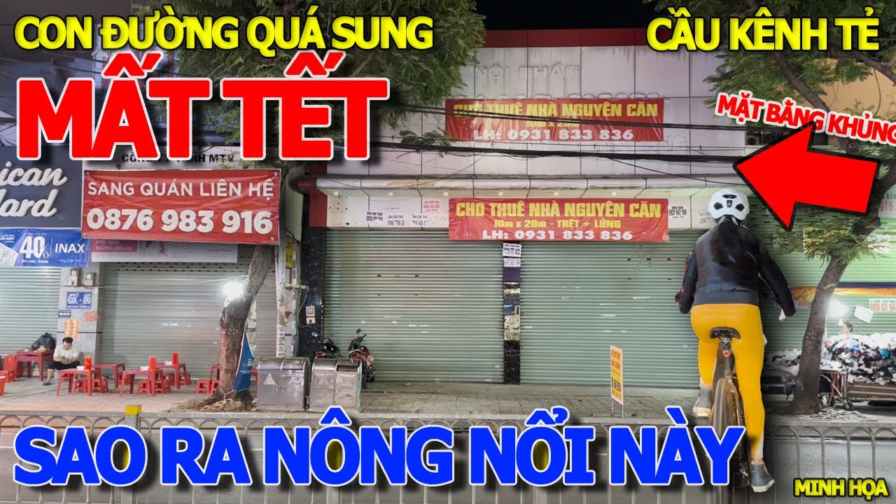 Căng thiệt rồi ĐÓNG CỬA HÀNG LOẠT ĐỦ MỌI NGÀNH NGHỀ trên con đường SUNG NHẤT QUẬN 7 & CẦU KÊNH TẺ