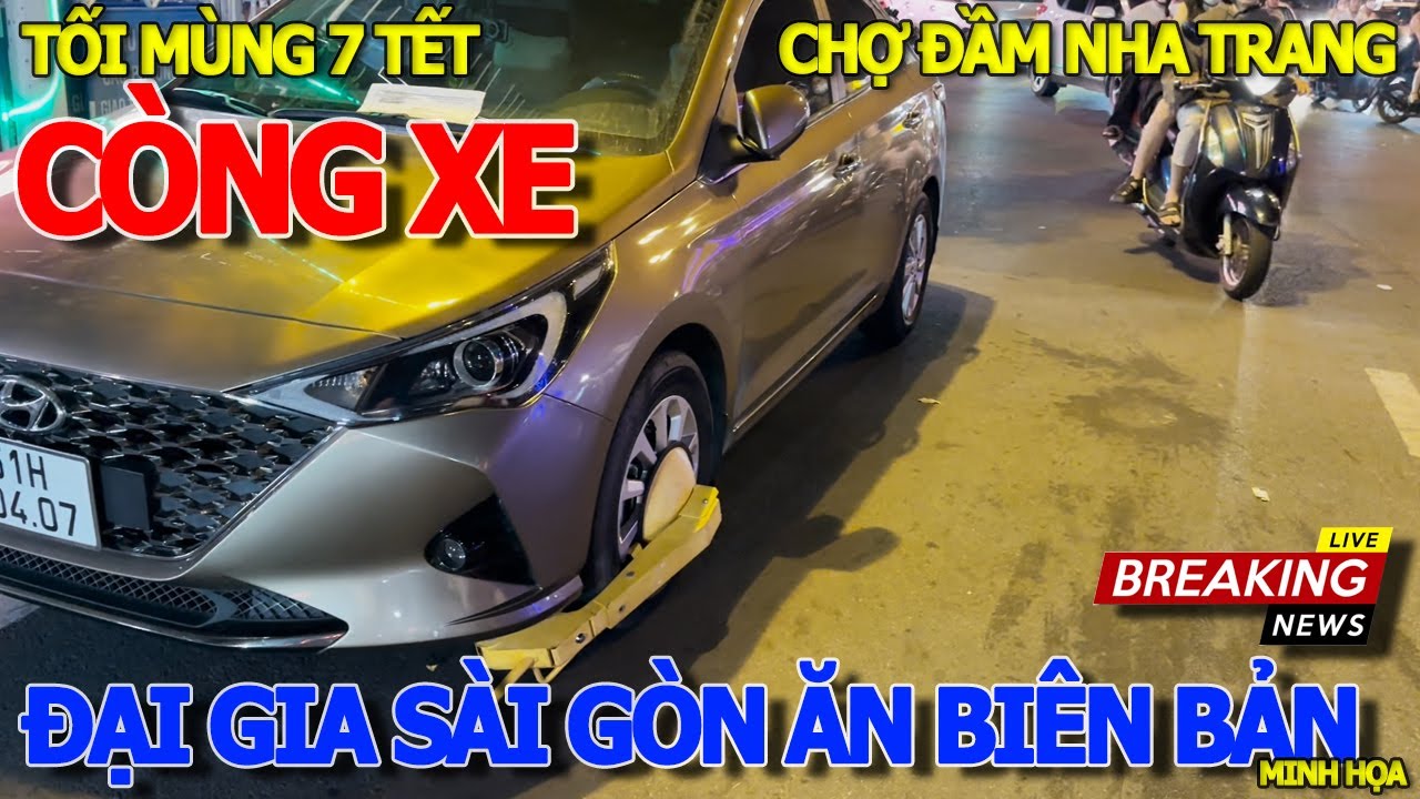 Thôi xong ĐẠI GIA SÀI GÒN BỊ "CÒNG XE" NGAY THÁP TRẦM HƯƠNG MÙNG 7 TẾT - CHỢ ĐẦM NHA TRANG NỬA ĐÊM