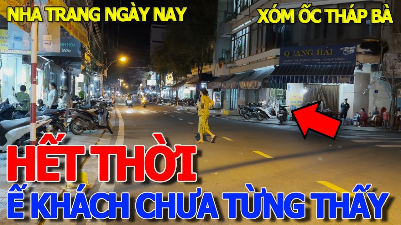 Thôi xong HẾT THỜI HOÀNG KIM NÁO NHIỆT cảnh tượng buôn bán XÓM CÙ LAO THÁP BÀ - NHA TRANG NGÀY NAY