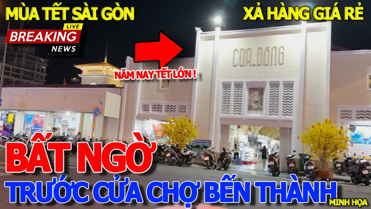 Quá bất ngờ TRƯỚC CỬA CHỢ BẾN THÀNH CHUYỆN GÌ SẮP XẢY RA - HÀNG LOẠT SHOP XUỐNG ĐƯỜNG XẢ HÀNG GIÁ RẺ