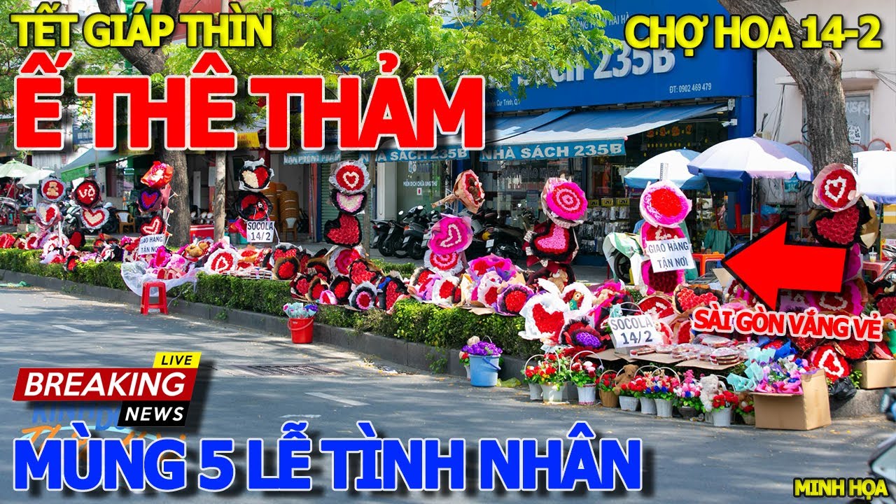 Không ngờ MÙNG 5 TẾT VẮNG BÓNG MÚA LÂN - CHỢ HOA LỄ TÌNH NHÂN Ế KHÁCH THÊ THẢM - AEON MALL TÂN PHÚ