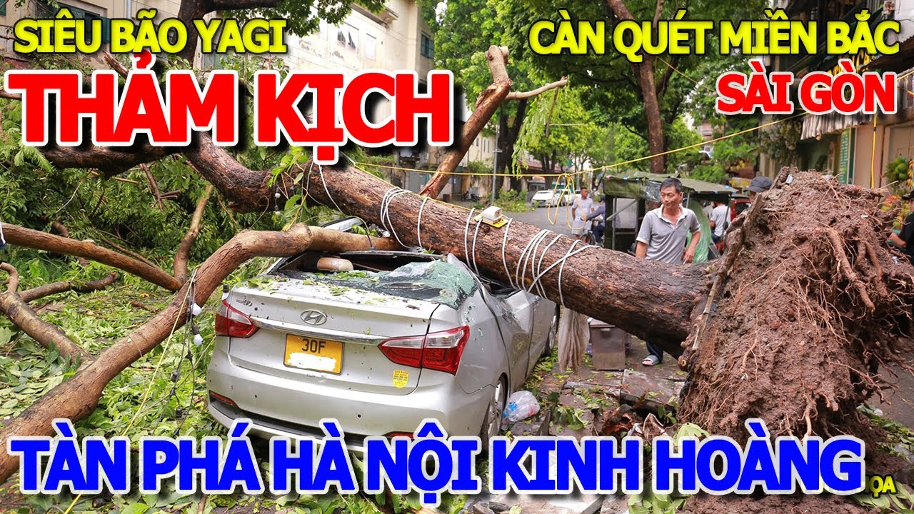 THẢM HỌA SAU BÃO YAGI CÀN QUÉT MIỀN BẮC - HÀ NỘI TAN HOANG CHƯA TỪNG THẤY THIỆT HẠI KINH HOÀNG