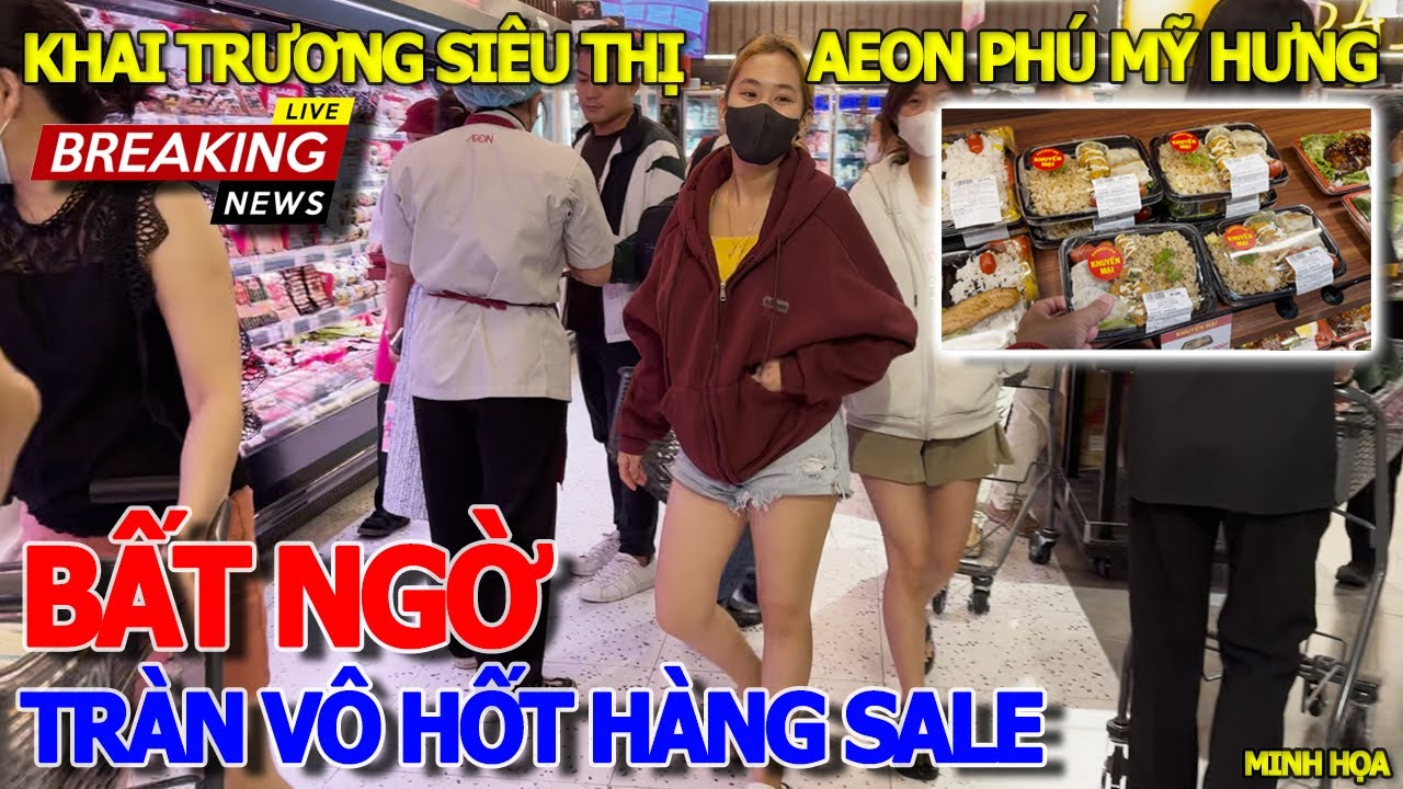 .Tưng bừng khuyến mãi .KHAI TRƯƠNG SIÊU THỊ MINI 5.000M2 AEON NHẬT BẢN - CRESCENT MALL PHÚ MỸ HƯNG.