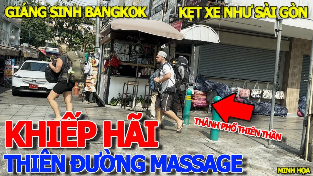 Giữa trưa nắng gắt KẸT XE KHÔNG THUA SÀI GÒN - SÂN BAY SUVARNABHUMI VỀ THÀNH PHỐ BANGKOK THIÊN THẦN