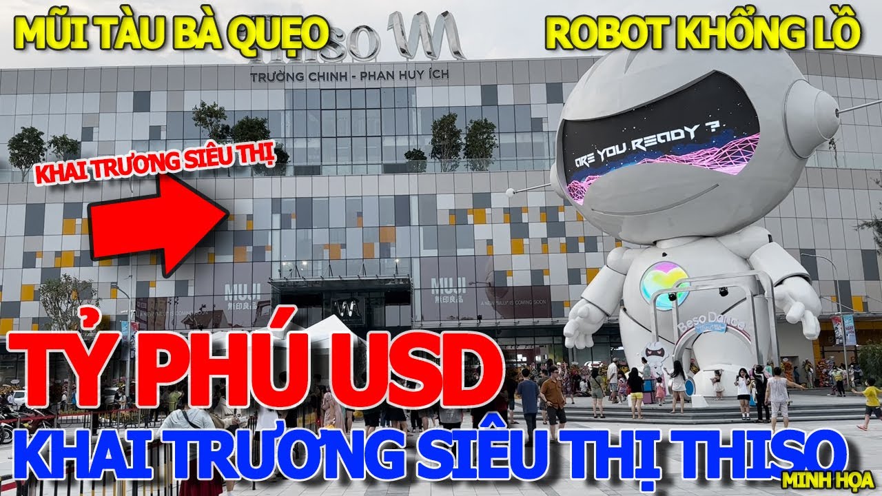 Mùa sài gòn chợ lớn NHIỀU ĐẠI GIA ÔM NỢ PHÁ SẢN - TỶ PHÚ USD MỞ SIÊU THỊ THISO EMART GÒ VẤP 10.500M2