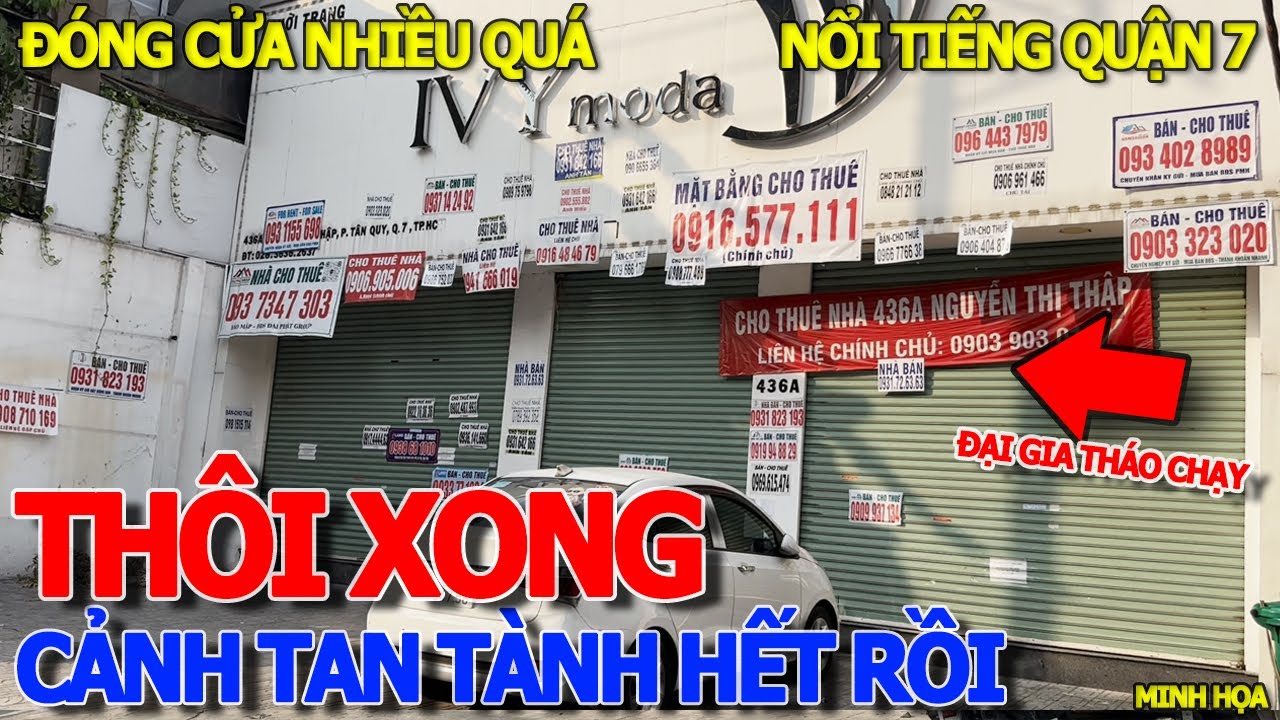 Thôi xong "TAN TÀNH HẾT RỒI" - HÀNG LOẠT ĐẠI GIA BỎ CỦA THÁO CHẠY TRÊN CON ĐƯỜNG NỔI TIẾNG QUẬN 7