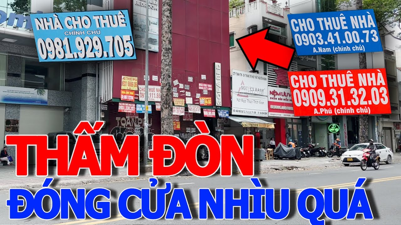 Thấm đòn dai quá HÀNG LOẠT NHÀ MẶT TIỀN ĐÓNG CỬA TREO BẢNG CHO THUÊ - PHỐ NỘI THẤT MINH MẠNG SÀI GÒN