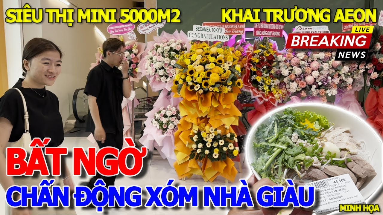 Chấn động XÓM NHÀ GIÀU PHÚ MỸ HƯNG - KHAI TRƯƠNG SIÊU THỊ AEON MALL NHẬT BẢN 5000M2 NHIỀU MÓN MỚI LẠ