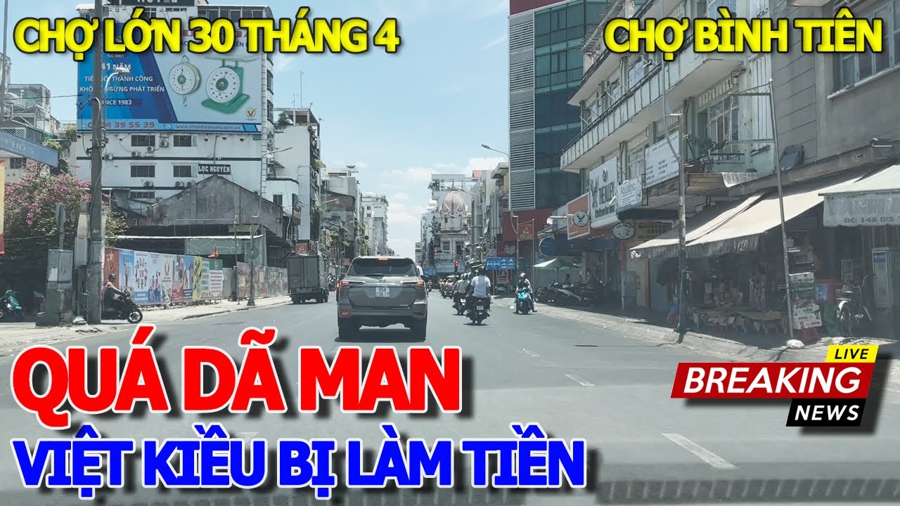 Quá .dã man SÀI GÒN SẮP 30 THÁNG 4 - TRỜI NÓNG LỘT DÊN - TÌNH HÌNH CHỢ LỚN & CHỢ BÌNH TIÊN RA SAO