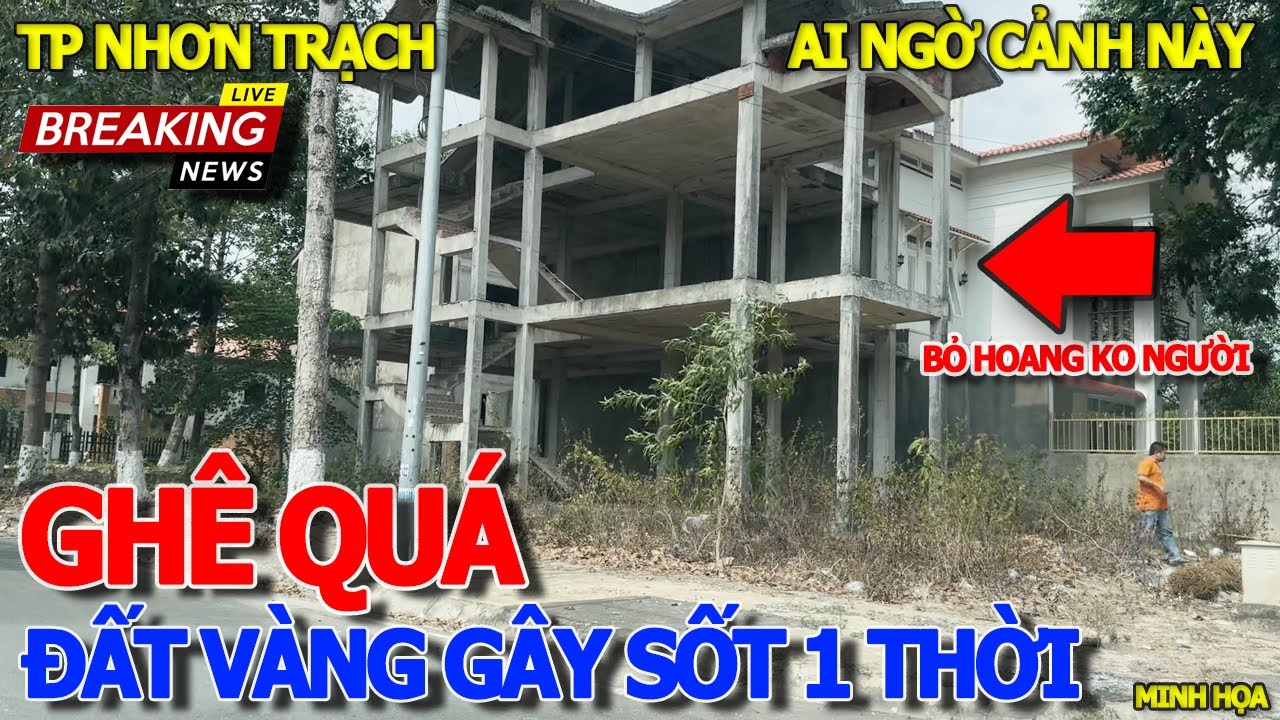 Quá bất ngờ THÀNH PHỐ VẮNG BÓNG NGƯỜI - NHƠN TRẠCH "BẤT ĐỘNG SẢN VÀNG" NỔI TIẾNG BÂY GIỜ RA SAO ?