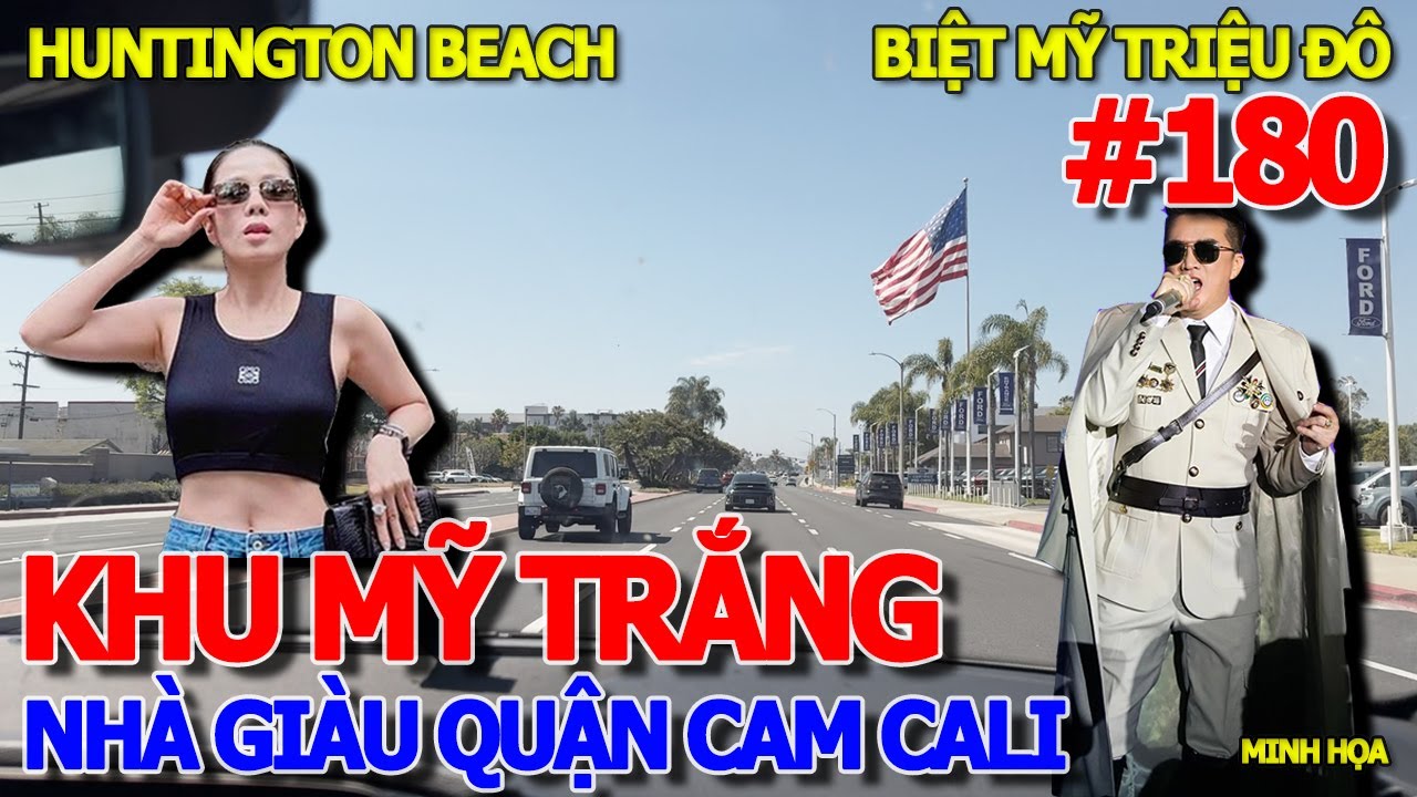 NGỠ NGÀNG KHU NHÀ GIÀU MỸ TRẮNG - LỆ QUYÊN & ĐÀM VĨNH HƯNG SỞ HỮU BIỆT THỰ TRIỆU ĐÔ HUNTINGTON BEACH