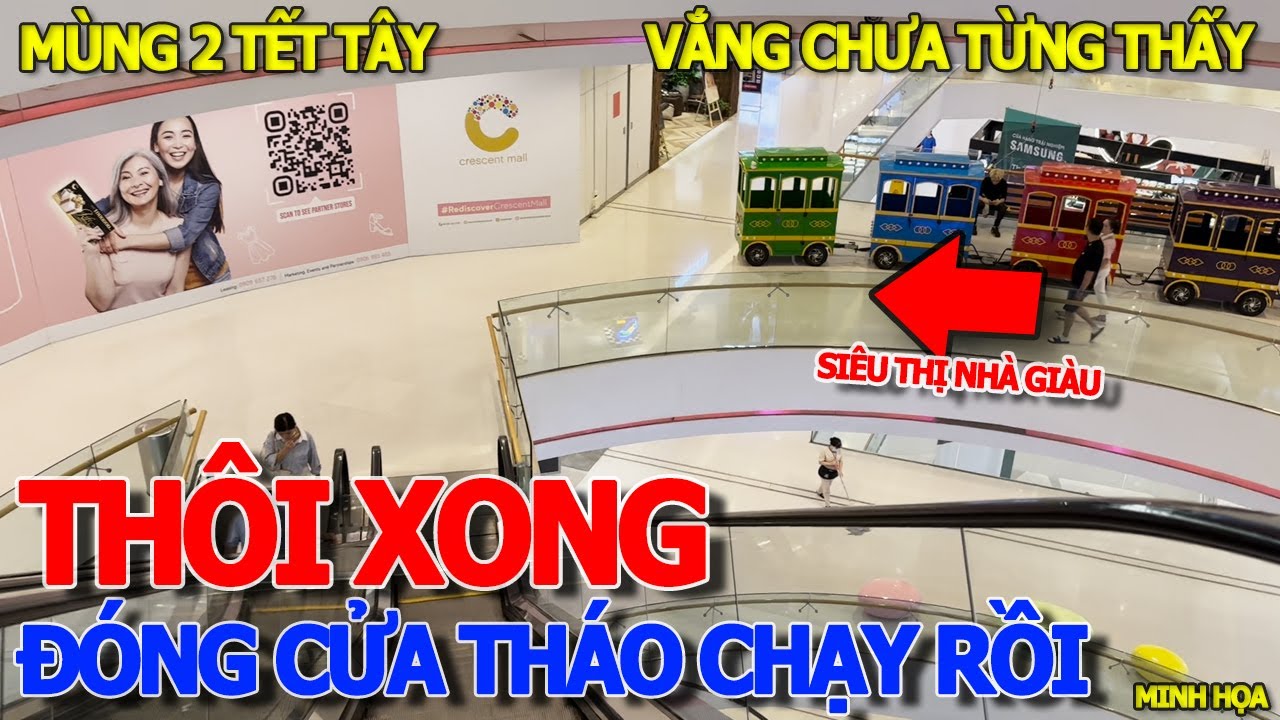 Thôi xong ĐẠI GIA CẦM CỰ HẾT NỔI ĐÓNG CỬA THÁO CHẠY - MÙNG 2 TẾT TÂY MALL CAO CẤP NHẤT PHÚ MỸ HƯNG