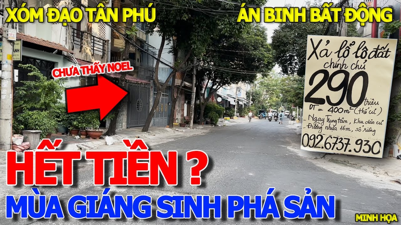 Thôi rồi XÓM ĐẠO TÂN PHÚ MÙA GIÁNG SINH NHIỀU ĐẠI GIA PHÁ SẢN - HẾT TIỀN CHƯA THẤY TRANG TRÍ NOEL ?