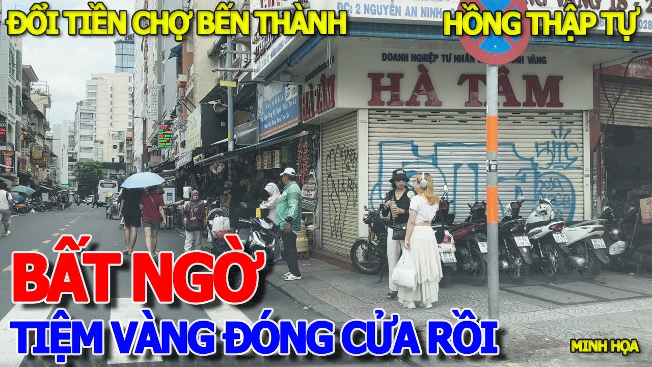 Bất ngờ TIỆM VÀNG CHỢ BẾN THÀNH ĐÓNG CỬA - GIÁ SJC 9999 QUAY ĐẦU - SÀI GÒN QUỐC TẾ THIẾU NHI 1/6