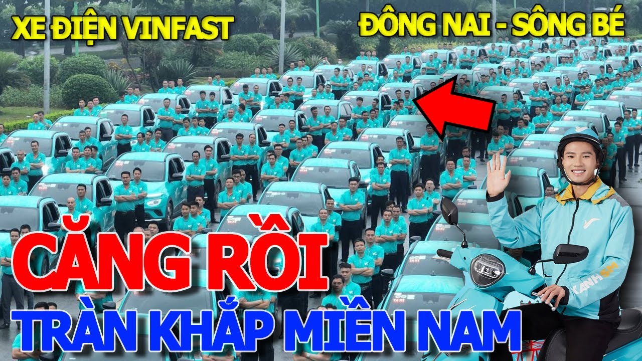 Tới công chuyện rồi VINFAST TAXI ĐIỆN TRÀN KHẮP MIỀN NAM - XUẤT HIỆN Ở ĐỒNG NAI & BÌNH DƯƠNG SÔNG BÉ