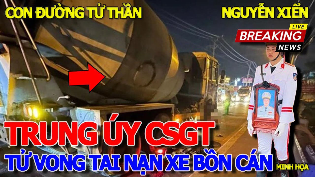 Kinh khủng quá TRUNG ÚY CSGT RẠCH CHIẾC .TỬ .VONG VÌ TAI.NẠN GIAO THÔNG - CON ĐƯỜNG .TỬ THẦN SÀI GÒN