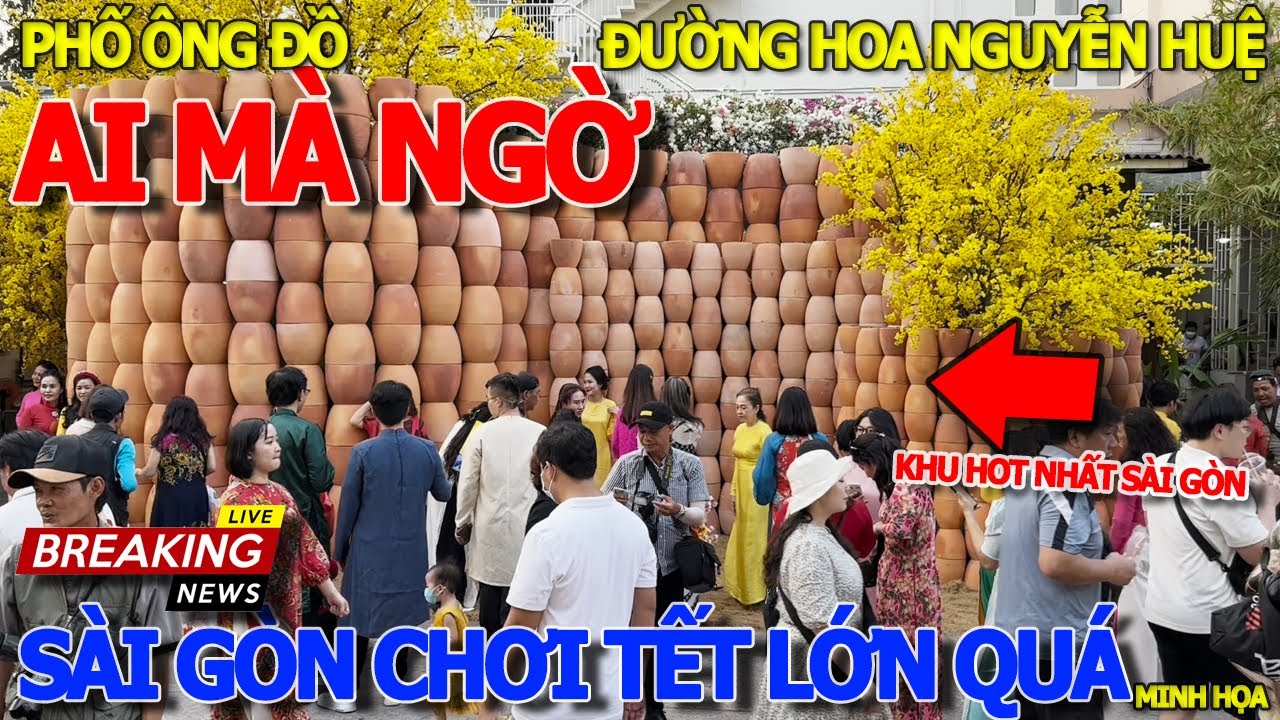 Toàn cảnh SÀI GÒN MÙA TẾT GIÁP THÌN - ĐÓN VIỆT KIỀU SÂN BAY & PHỐ ÔNG ĐỒ ĐƯỜNG HOA HOT NHẤT 2024