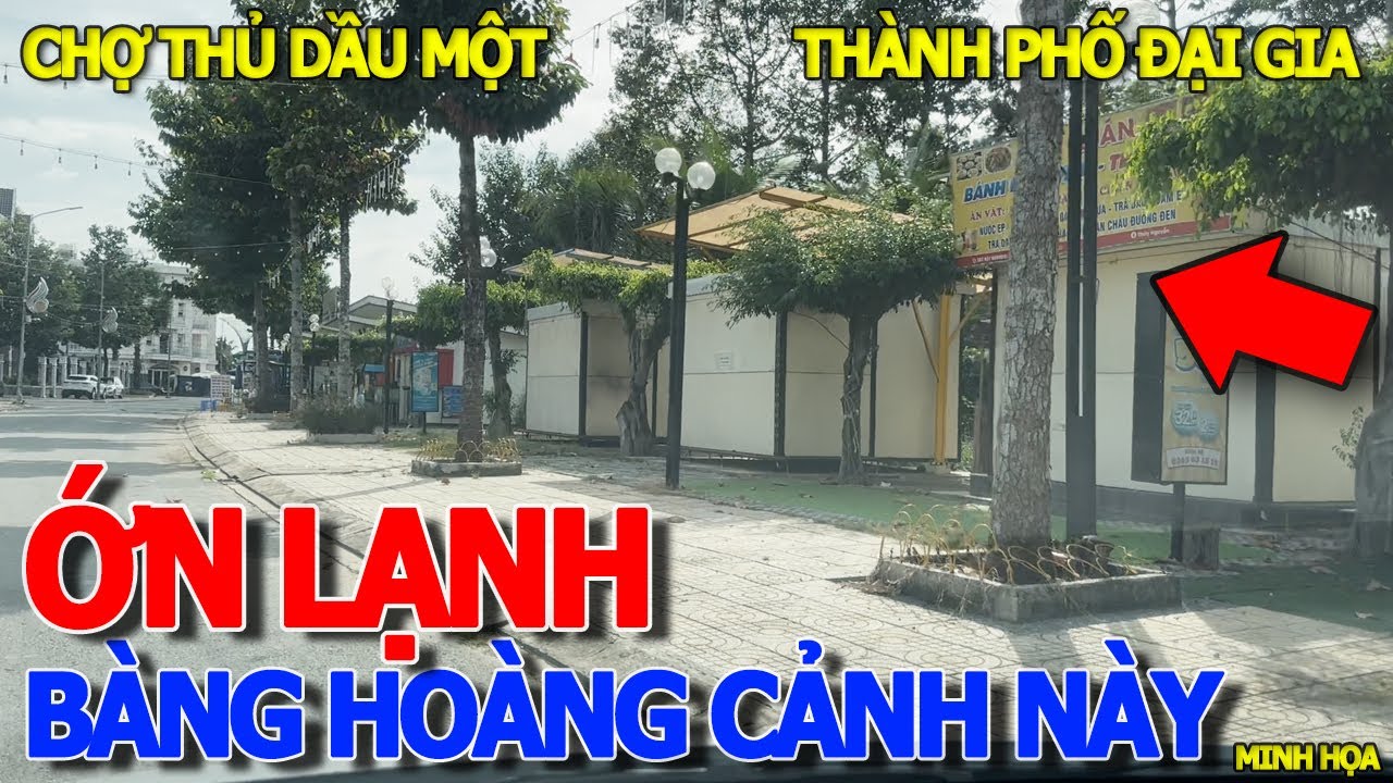 Bàng hoàng cảnh tượng KHU ĂN CHƠI & PHỐ ĐI BỘ BẠCH ĐẰNG 650 TỶ - CHỢ THỦ DẦU MỘT & TP MỚI BÌNH DƯƠNG