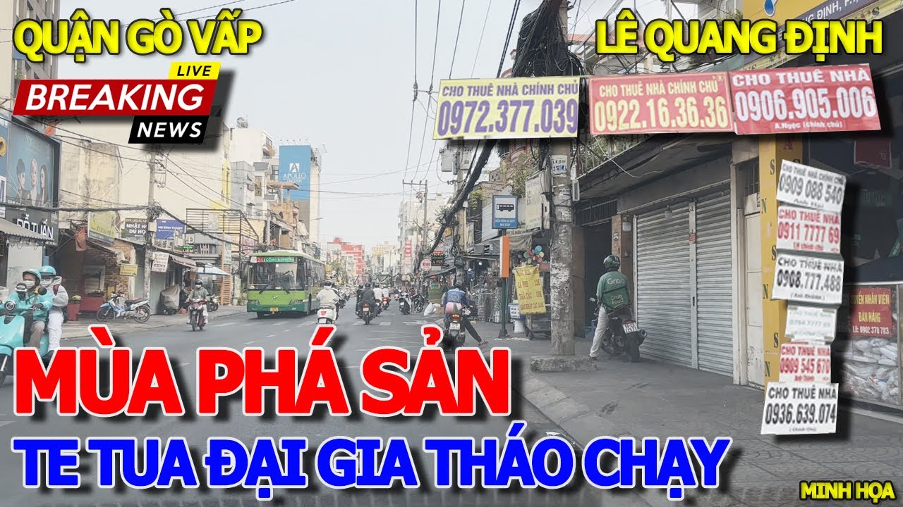 Mùa phá sản khắp nơi HÀNG LOẠT ĐẠI GIA .THÁO CHẠY & NHÀ MẶT TIỀN GÒ VẤP "Ế KHÁCH" CHƯA TỪNG THẤY