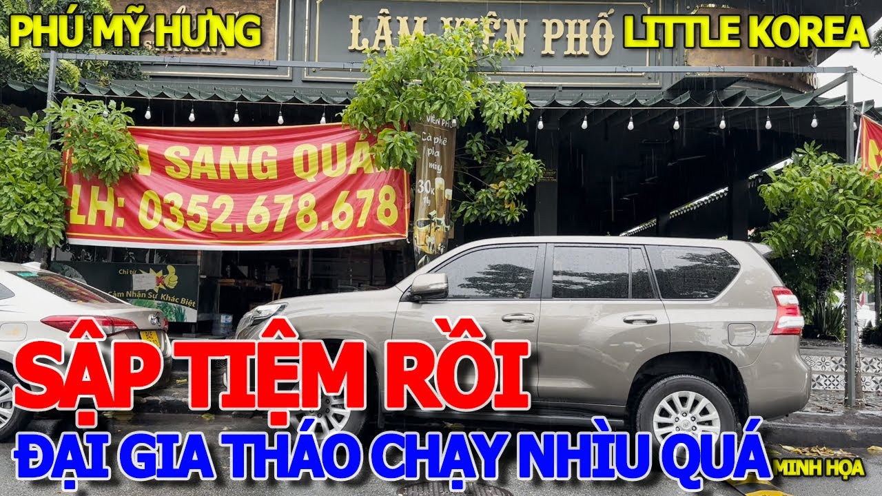 Thôi xong rồi SẬP TIỆM HÀNG LOẠT KHU ĂN CHƠI ĐẠI GIA "LITTLE KOREA" - THIÊN ĐƯỜNG MÁTXA PHÚ MỸ HƯNG