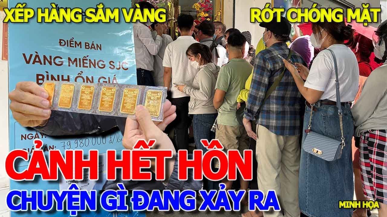 Chuyện gì đang xảy ra BÀ CON KÉO NHAU ĐI MUA VÀNG SJC 9999 - GIÁ QUAY ĐẦU GIẢM SỐC CHƯA TỪNG THẤY