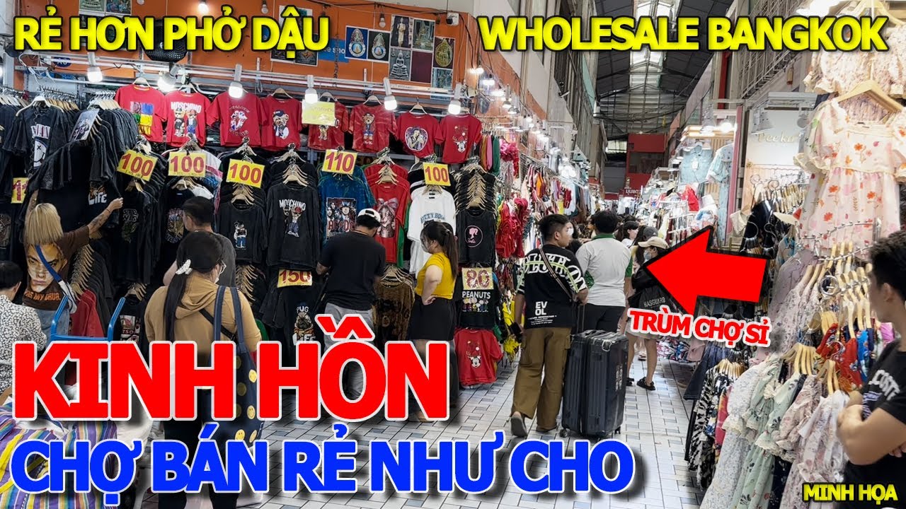 Đây là lý do KHOÁI ĐI THÁI LAN HƠN PHÚ QUỐC - HÀNG NGÀN SHOP BÁN RẺ CHƯA TỪNG THẤY - WHOSALE BANGKOK