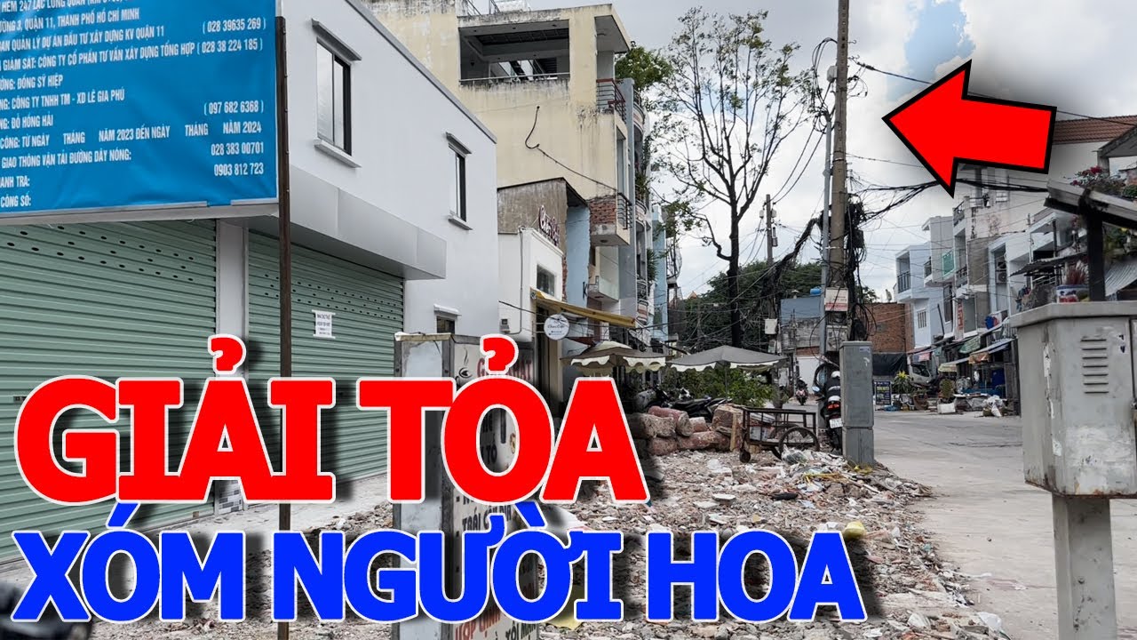 Ngỡ ngàng XÓM GIẢI TỎA NGƯỜI HOA KHU ĐẦM SEN QUẬN 11 - CHỢ HOA LỚN SÀI GÒN & XÓM DÉP MÙA TRUNG THU