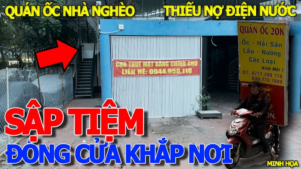 Toang rồi QUÁN ỐC NGHÈO 20K SẬP TIỆM mùa phá sản LAN KHẮP SÀI GÒN - ĐÓNG CỬA THIẾU NỢ TIỀN ĐIỆN NƯỚC