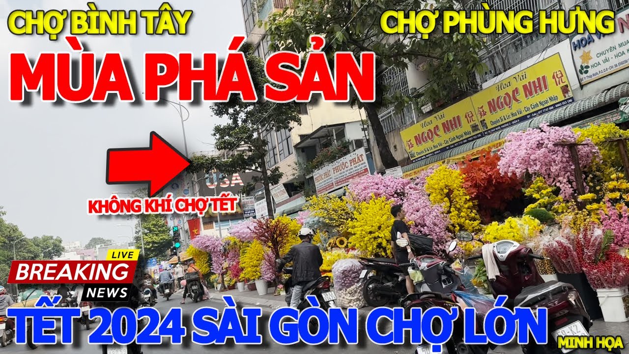 CHỢ TẾT SÀI GÒN MÙA PHÁ SẢN SIẾT NỢ - NGẬP TRÀN HÀNG HÓA CHỢ BÌNH TÂY - CHỢ KIM BIÊN - CẦU 3 CẲNG