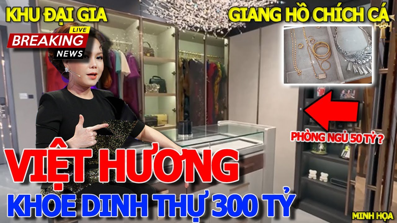 Hết hồn NS VIỆT HƯƠNG KHOE DINH THỰ 300 TỶ KO SỢ.TRỘM.CẮP - CHẠM TRÁN GIANG.HỒ VỚT CÁ KHU ĐẠI GIA