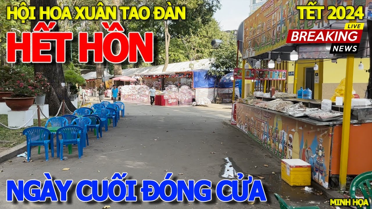 Hết hồn cảnh tượng HỘI HOA XUÂN TAO ĐÀN NGÀY CUỐI MỞ CỬA TẾT GIÁP THÌN 2024 - NGẮM KỲ HOA DỊ THẢO