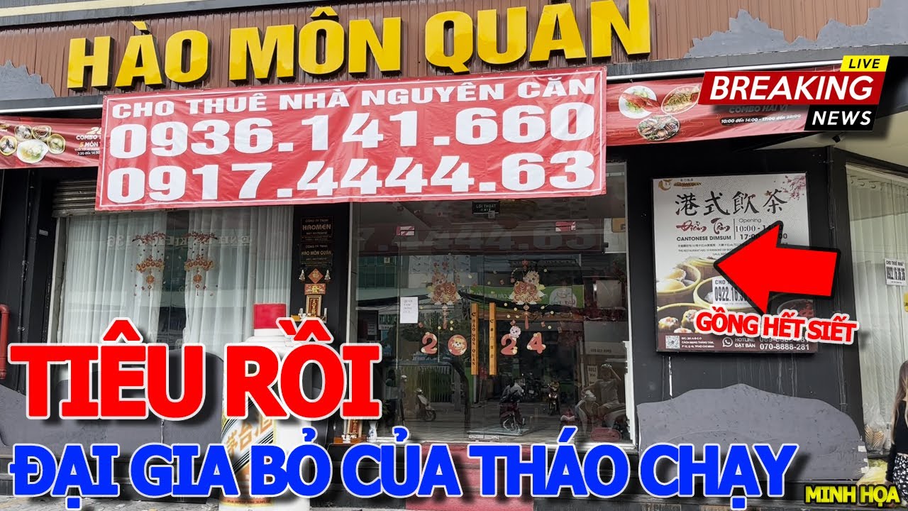 Gồng hết siết NHÀ HÀNG ĐẠI GIA BỎ CỦA THÁO CHẠY - ĐẬP BỎ BANH CHÀNH QUÁN CÀ PHÊ HÒA HƯNG CHÍ HÒA