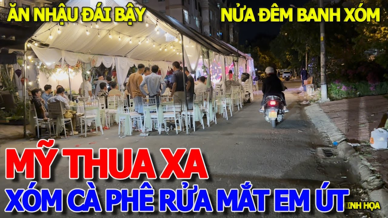 XỨ MỸ THUA XA - CHƠI BANH XÓM KO DÁM BÁO CÔNG AN - NHÀ GIÀU ĂN TÂN GIA NỬA ĐÊM ĂN NHẬU CHƠI NHẠC SÀN