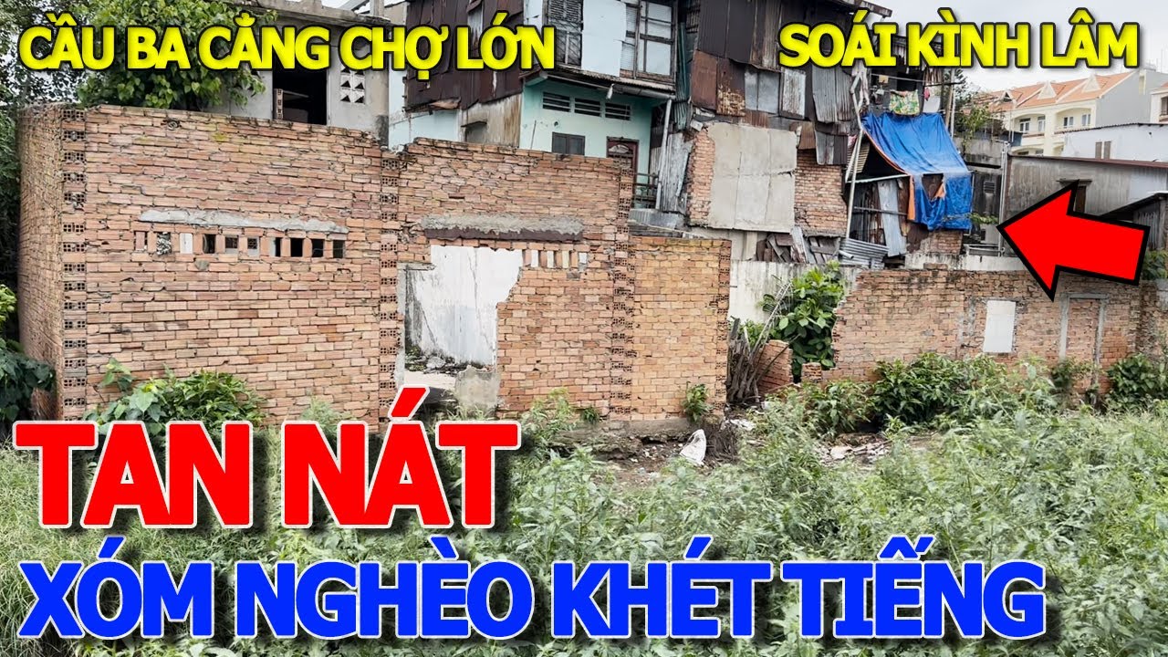 Không còn nhận ra ĐỊA DANH KHÉT TIẾNG CHỢ LỚN - XÓM NGHÈO CẦU BA CẲNG GIẢI TỎA & CHỢ KIM BIÊN