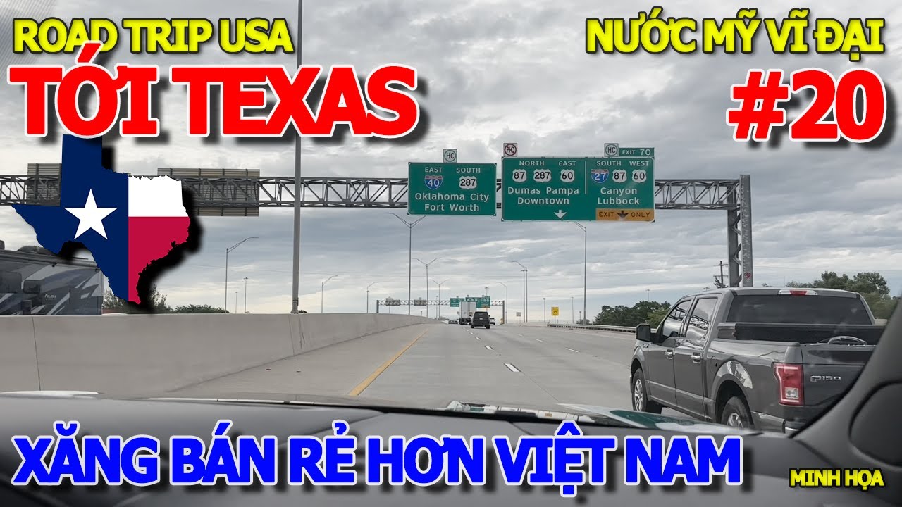 Choáng ngộp NƯỚC MỸ VĨ ĐẠI - XUYÊN BANG TEXAS TIẾN VỀ HOUSTON - HÀNH TRÌNH KHÁM PHÁ XỨ CỜ HOA