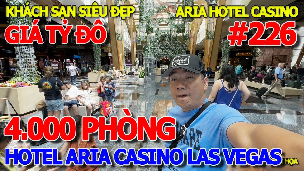 ĐẸP NGỠ NGÀNG - CHECKIN KHÁCH SẠN SÒNG BÀI TỶ ĐÔ 4000 PHÒNG - HOTEL ARIA RESORT & CASINO LAS VEGAS