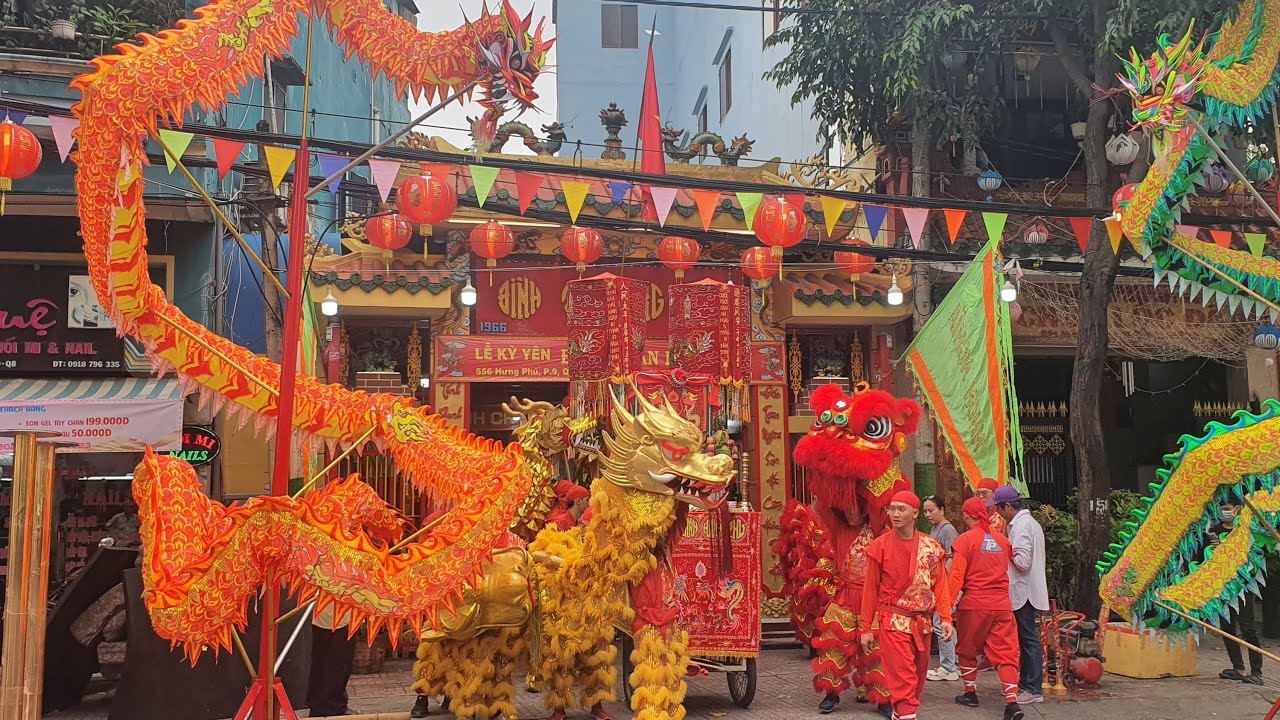 trực tiếp - ngay tại quận 8 MÚA LÂN SƯ RỒNG NHƠN NGHĨA ĐƯỜNG ĐẠI LỄ KỲ YÊN CÒN 79 NGÀY ĐẾN TẾT