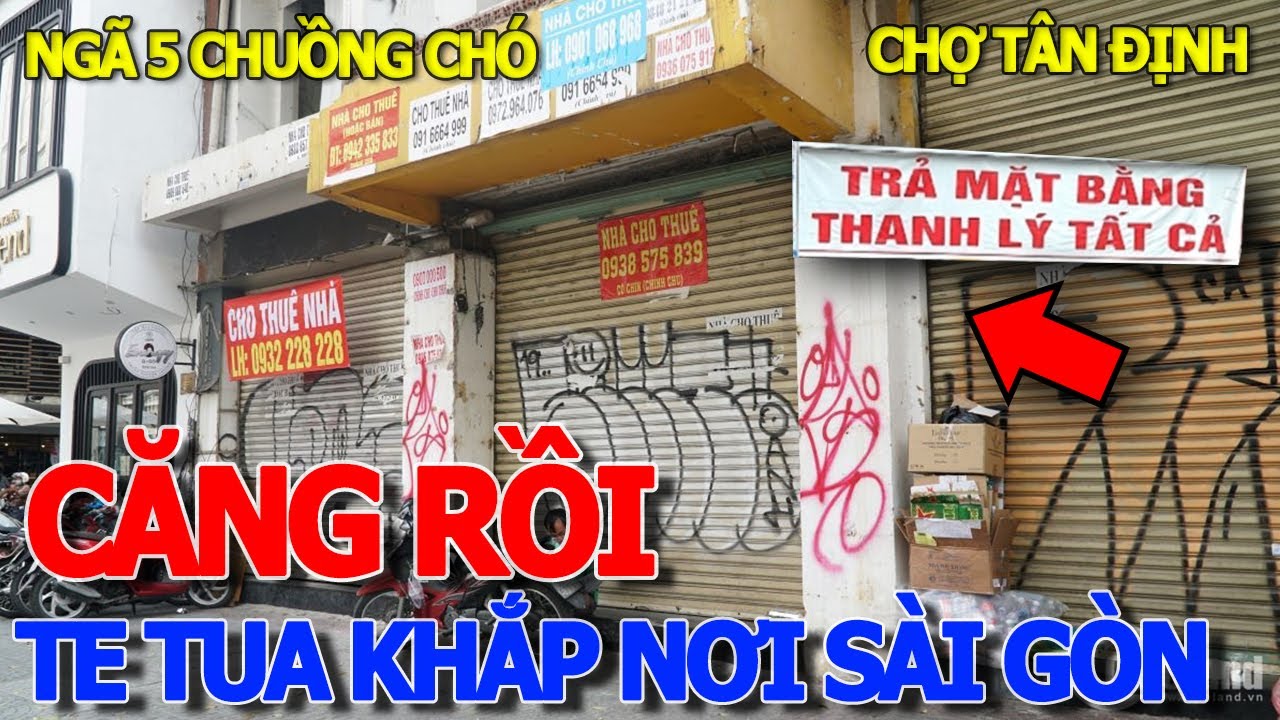 Thôi rồi cơn lốc ĐÓNG CỬA DẸP TIỆM KHẮP NƠI SÀI GÒN - ĐƯỜNG QUANG TRUNG - PHỐ ÁO CƯỚI & HAI BÀ TRƯNG