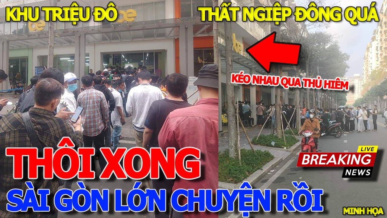 Thôi xong SÀI GÒN LỚN CHUYỆN RỒI - KÉO NHAU ĐI XIN VIỆC CHẠY XE ÔM CÔNG NGHỆ - KHU ĐẠI GIA THỦ THIÊM