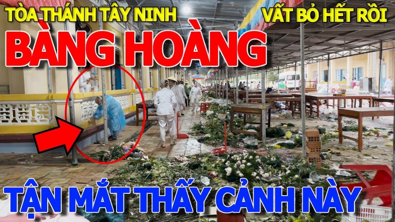 Hãi hùng thấy cảnh này BIẾT BAO NHIÊU TIỀN CỦA SAU ĐẠI LỄ HỘI YẾN DIÊU TRÌ CUNG - TÒA THÁNH TÂY NINH