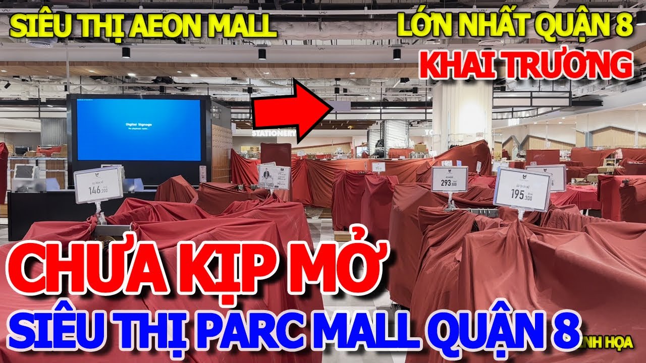 BÊN TRONG SIÊU THỊ PARC MALL LỚN NHẤT QUẬN 8 MỚI KHAI TRƯƠNG - NHÀ HÀNG ĂN UỐNG ĐẸP CHƯA TỪNG THẤY