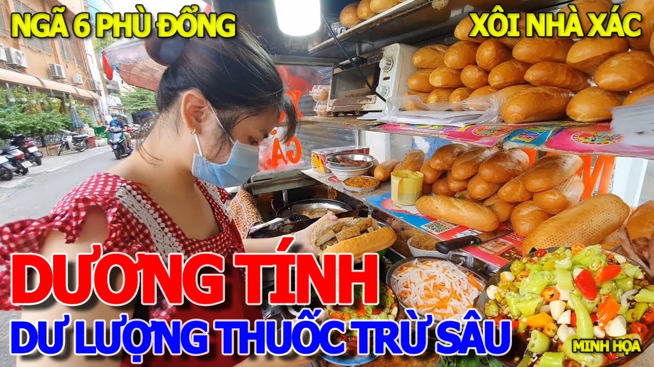 KINH HOÀNG - HÀNG LOẠT TIỆM BÁNH MÌ NHA TRANG "DƯƠNG TÍNH" DƯ LƯỢNG THUỐC TRỪ SÂU TRONG RAU ????