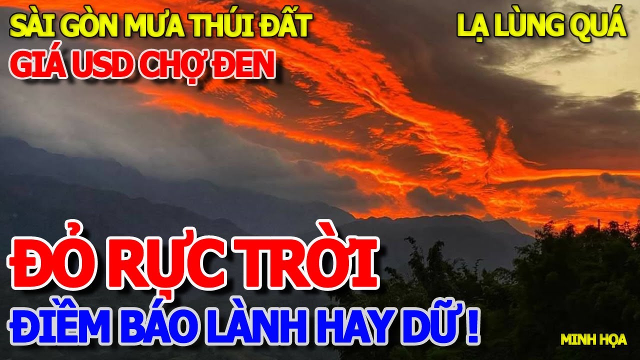 LẠ LÙNG - BẦU TRỜI SÀI GÒN CHỢ LỚN BỖNG CHỐC TỐI SẦM GIỮA TRƯA & MƯA DẦM THÚI ĐẤT - GIÁ USD CHỢ ĐEN