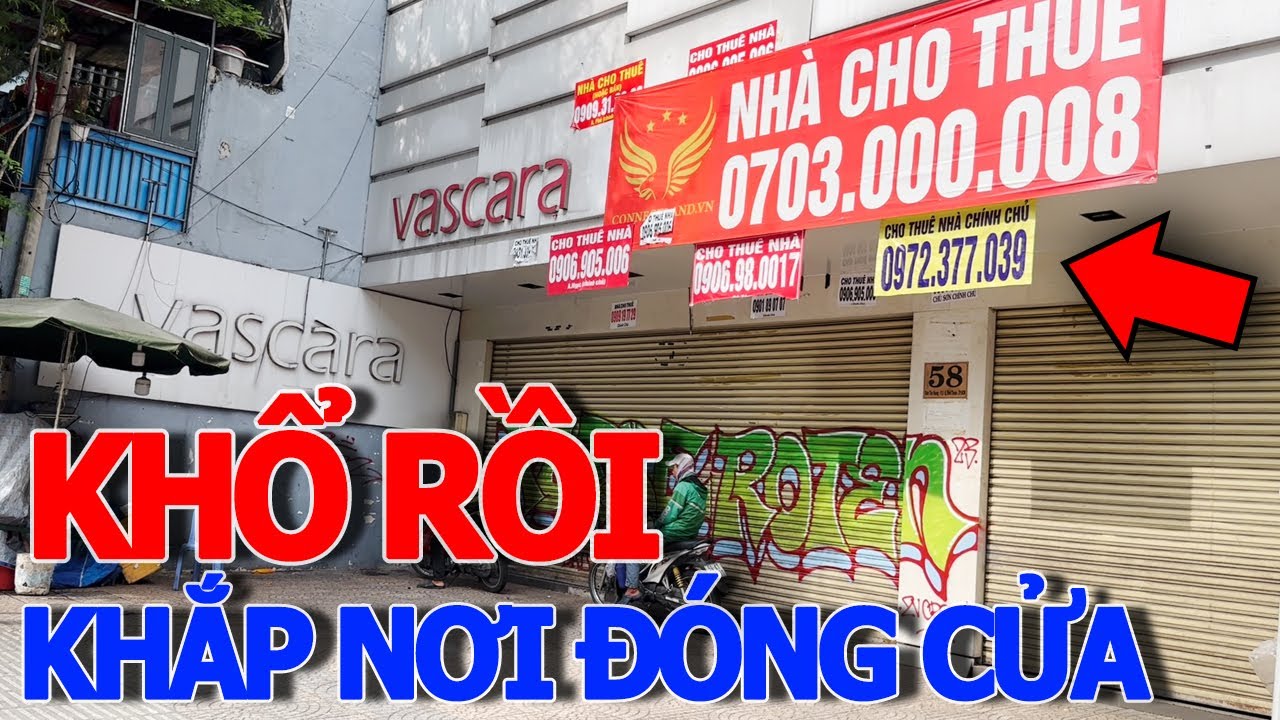 Căng quá SÀI GÒN ƠI - hàng loạt NHÀ MẶT TIỀN ĐÓNG CỬA TREO BẢNG CHO THUÊ - CHỢ BÀ CHIỂU BÁN QUÁ RẺ